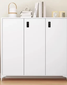 Vertical Luxury Shoe Cabinet Trendy Safe Hotel Rectangle Decoration Fashion Glamor Shelf Interior Muebles Living Room Decoration - 1503